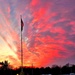 Sunset at Fort McCoy's cantonment area