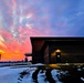 Sunset at Fort McCoy's cantonment area