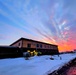 Sunset at Fort McCoy's cantonment area