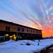 Sunset at Fort McCoy's cantonment area