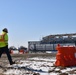 Army engineers construct vehicle maintenance facilities on Camp Humphreys, South Korea