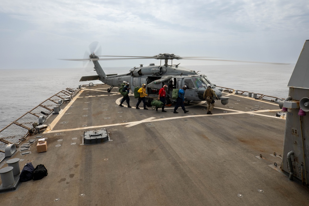 USS Laboon Conducts Routine Operations in the Red Sea