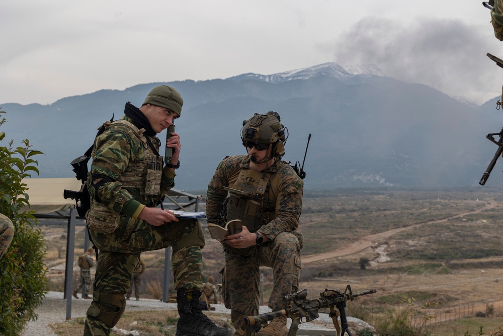 26th MEU(SOC) and Hellenic Marines conduct FSCEX/SACEX during Odyssey Encore