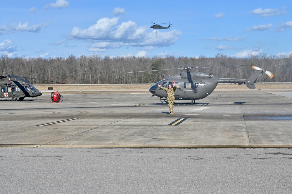 NGB Chief Aviation Standardization Officer receives final flight