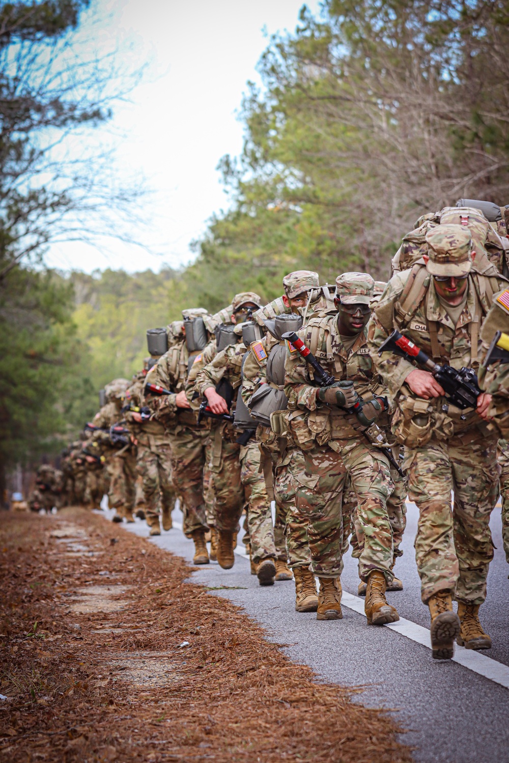 Infantry OSUT ruck march