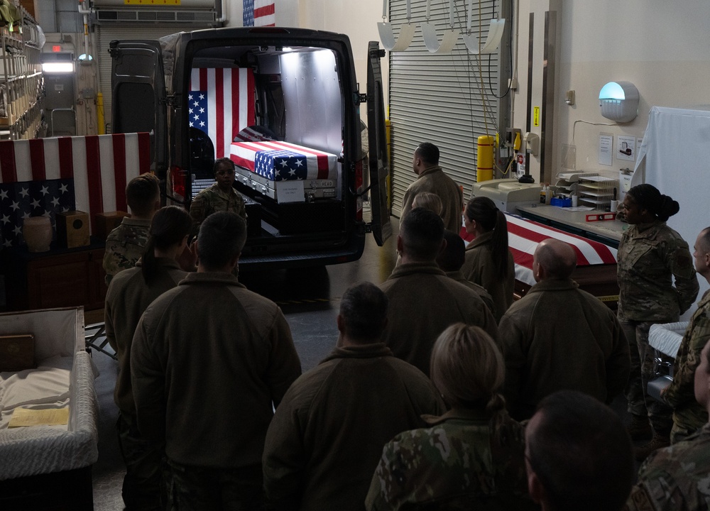 Mortuary officers and technicians learn about AFMAO mission