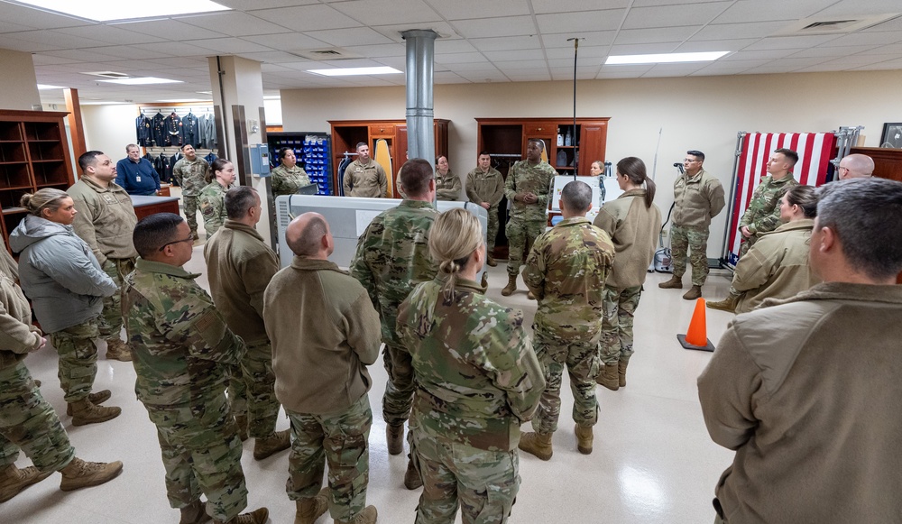 Mortuary officers and technicians learn about AFMAO mission