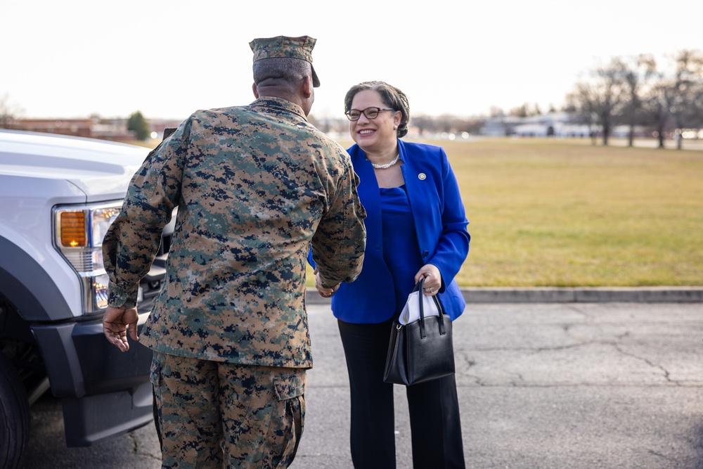 Congresswoman Jennifer McClellan Visits Marine Corps Base Quantico