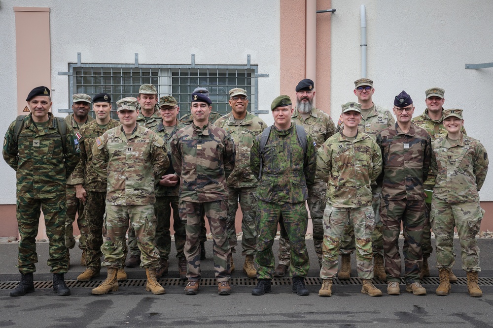 USAREUR-AF Foreign Liaison Officer's meet with 21st TSC to work towards future interoperability