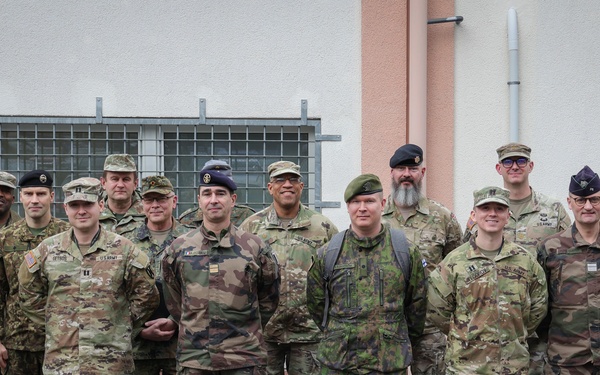 USAREUR-AF Foreign Liaison Officer's meet with 21st TSC to work towards future interoperability