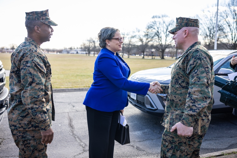 Congresswoman Jennifer McClellan Visits Marine Corps Base Quantico