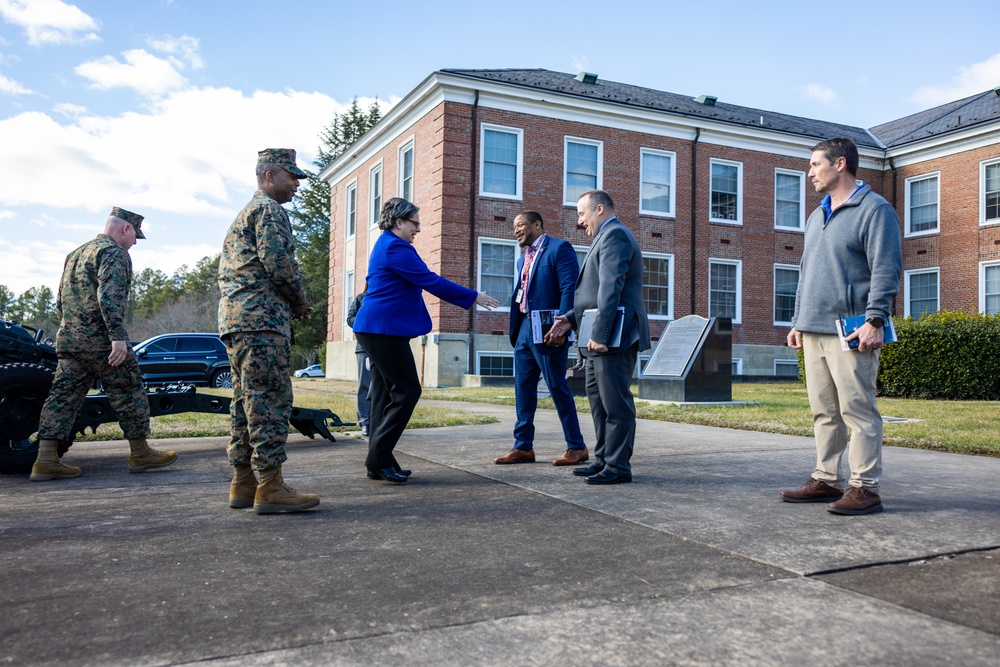 Congresswoman Jennifer McClellan Visits Marine Corps Base Quantico