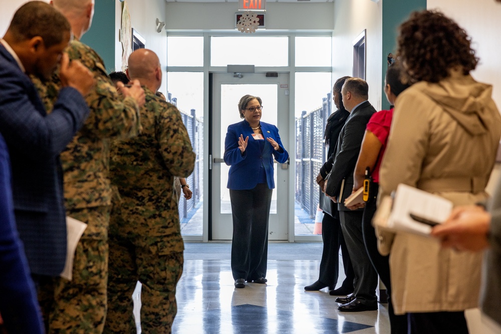 Congresswoman Jennifer McClellan Visits Marine Corps Base Quantico