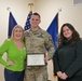 Soldier awarded for volunteer work