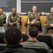 U.S. Naval Academy Midshipmen attend the Minority Aviation Panel