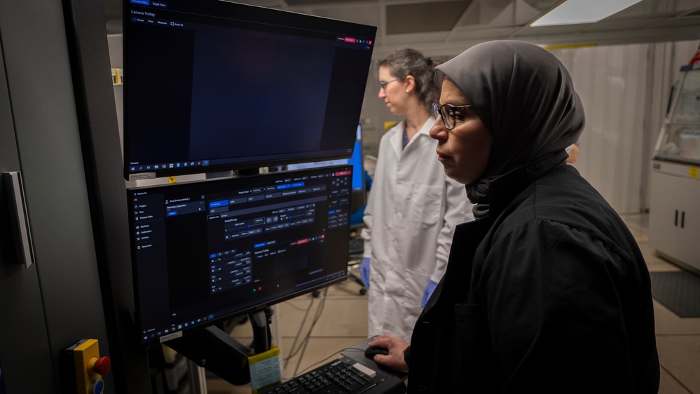 Dr. Emily Heckman, Principal Electronics Engineer from the Sensors Directorate of the Air Force Research Laboratory, leads a team of engineers and scientists in the development of new products for the warfighter.