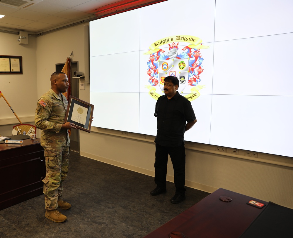 40 years of Federal Career Service Award Certificate