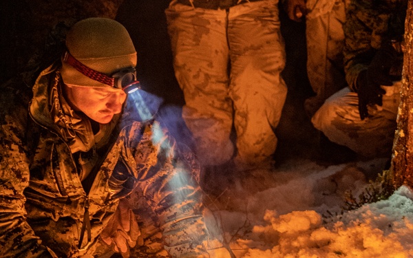 U.S. Marines with 1st Battalion, 2nd Marine Regiment Conduct Cold Weather Training