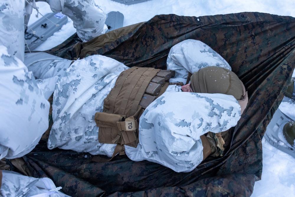 U.S. Marines with 1st Battalion, 2nd Marine Regiment Conducts Cold Weather Training