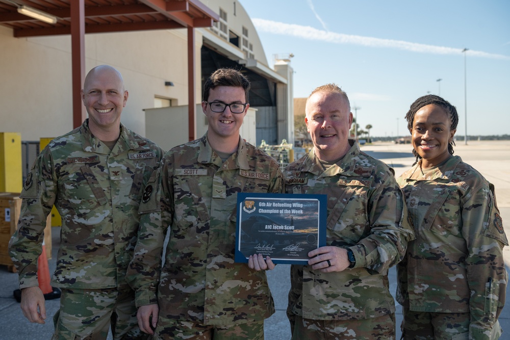 Champ of the Week - Airman 1st Class Jacob Scott