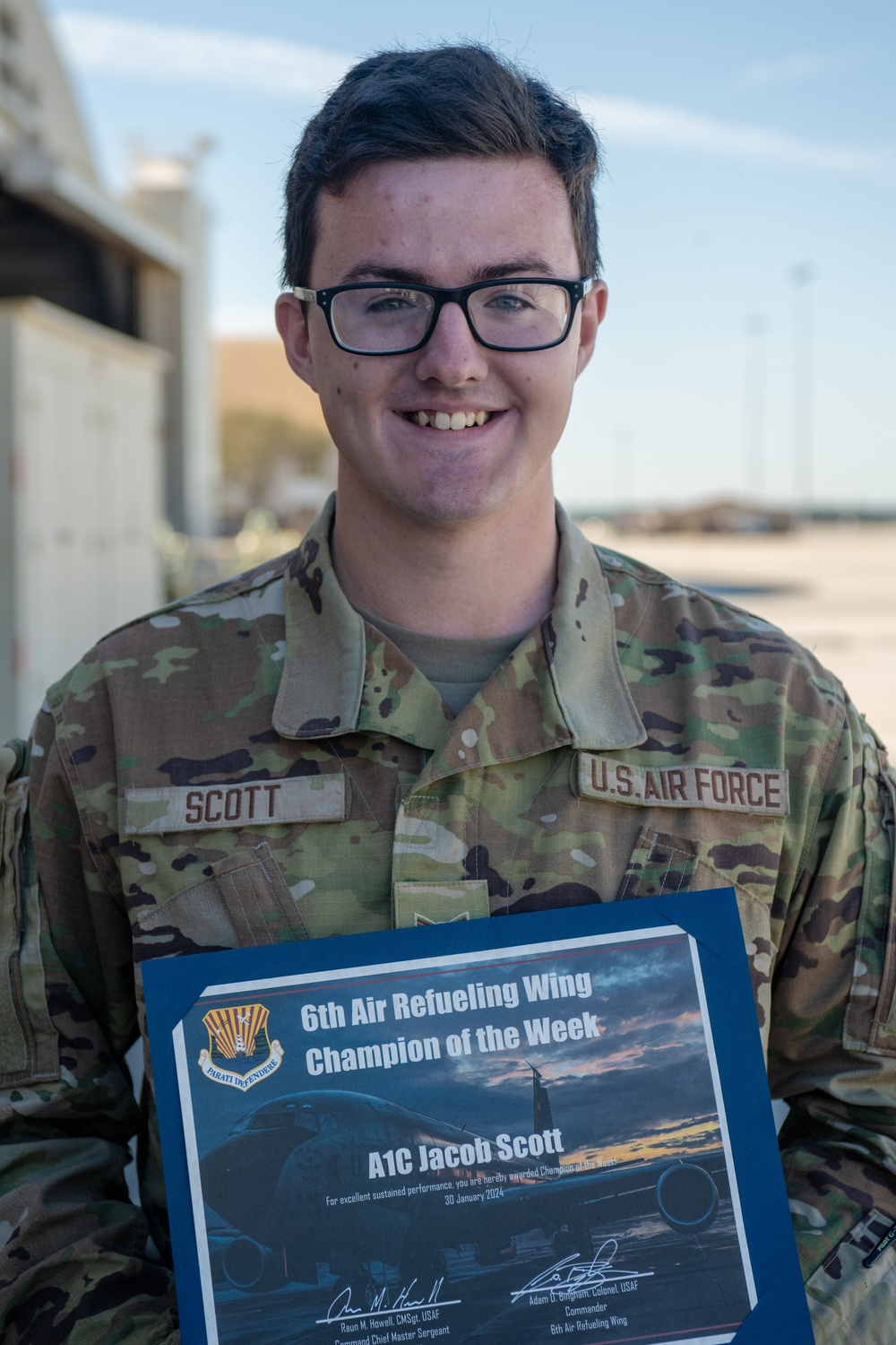 DVIDS - Images - Champ of the Week - Airman 1st Class Jacob Scott ...