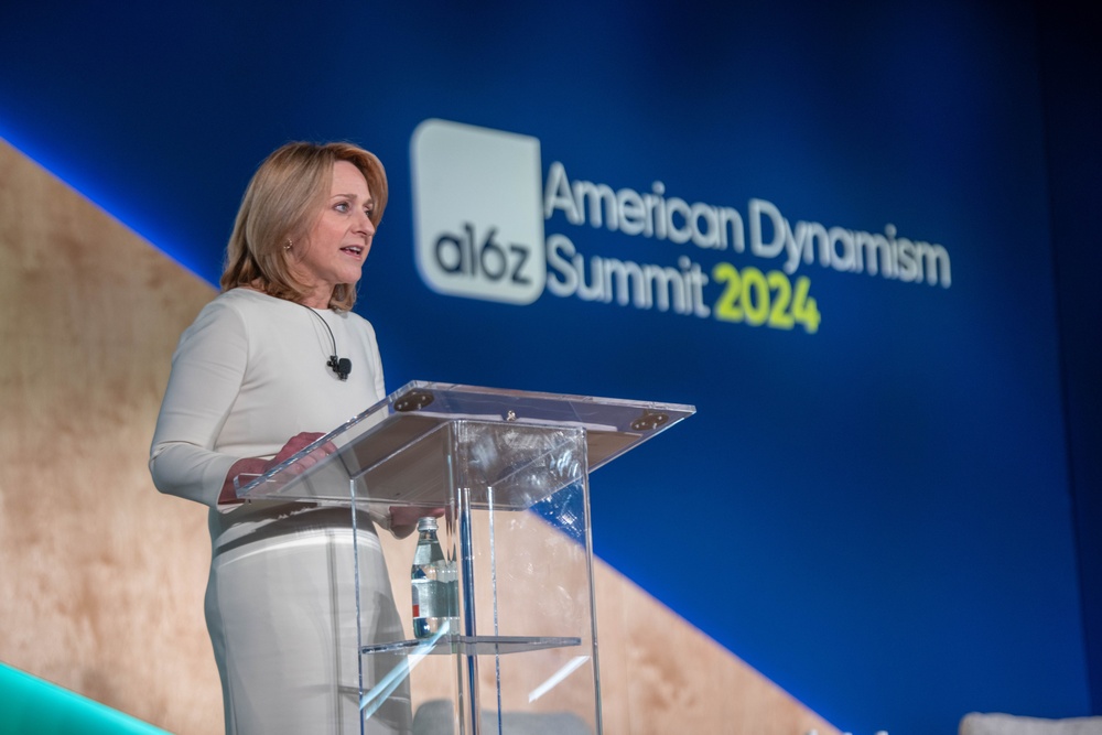 Secretary Hicks speaks during American Dynamism Summit 2024