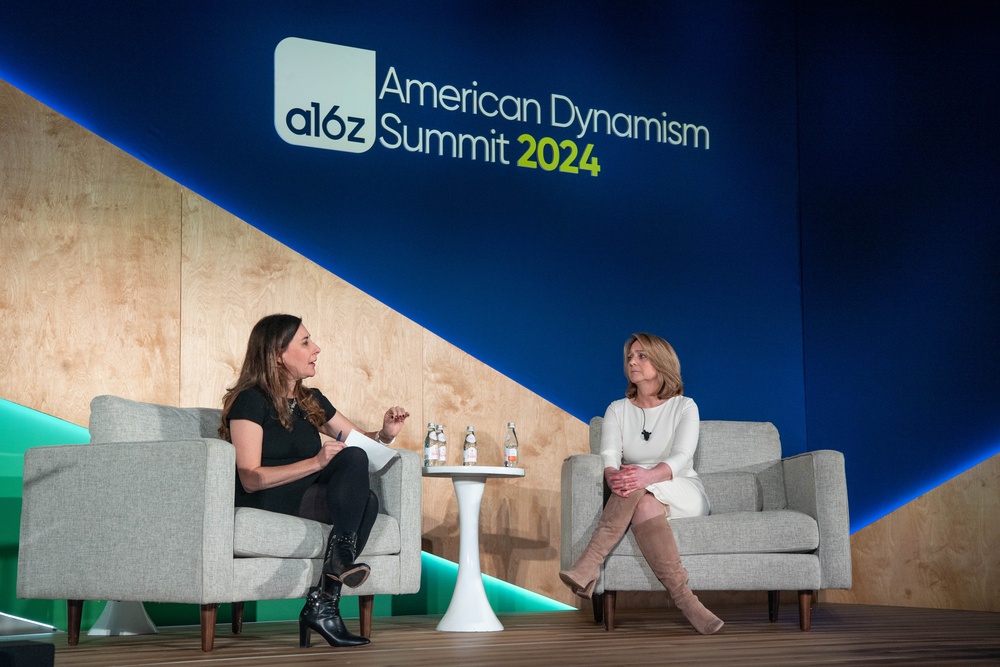 Secretary Hicks speaks during American Dynamism Summit 2024