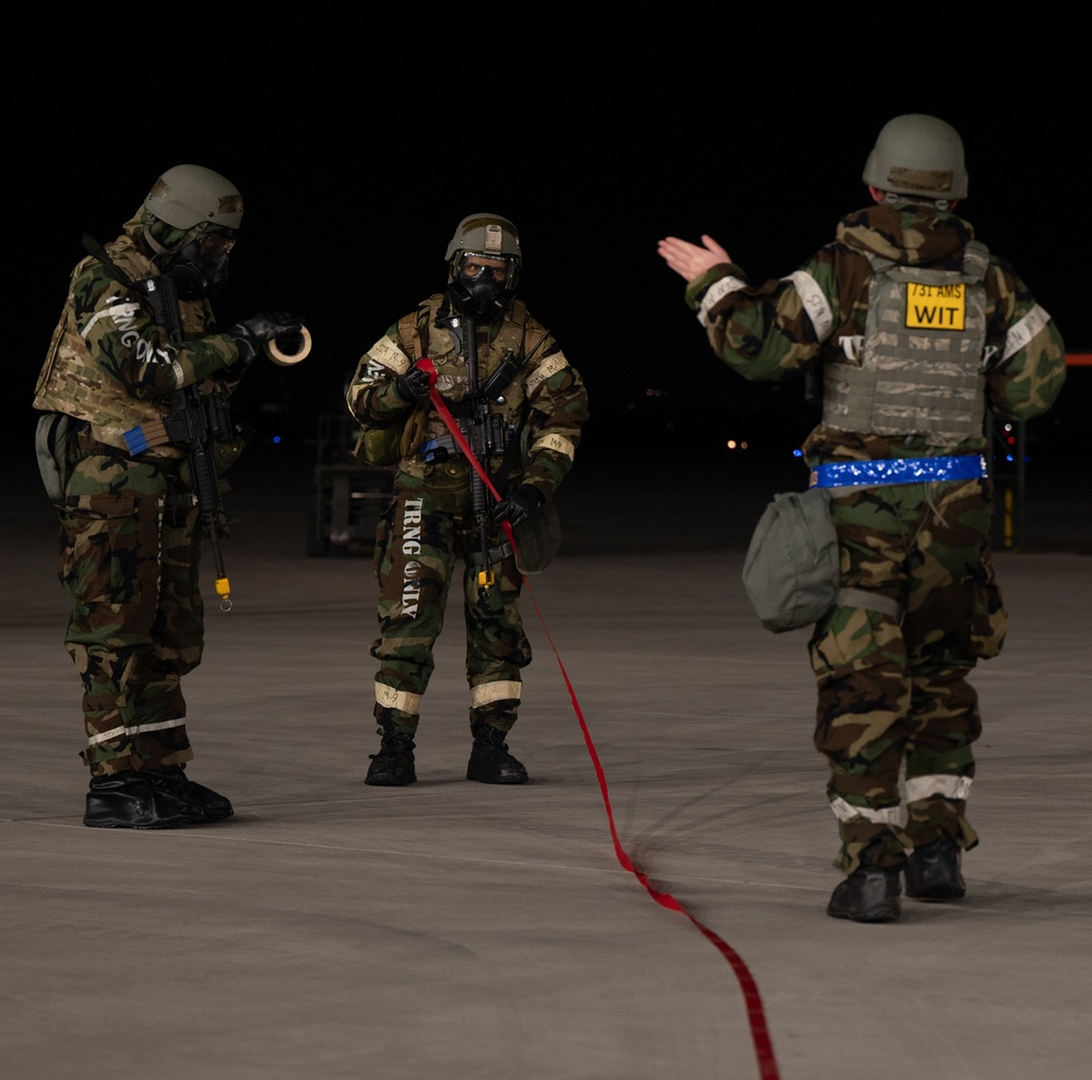 731st AMS cordons simulated UXOs