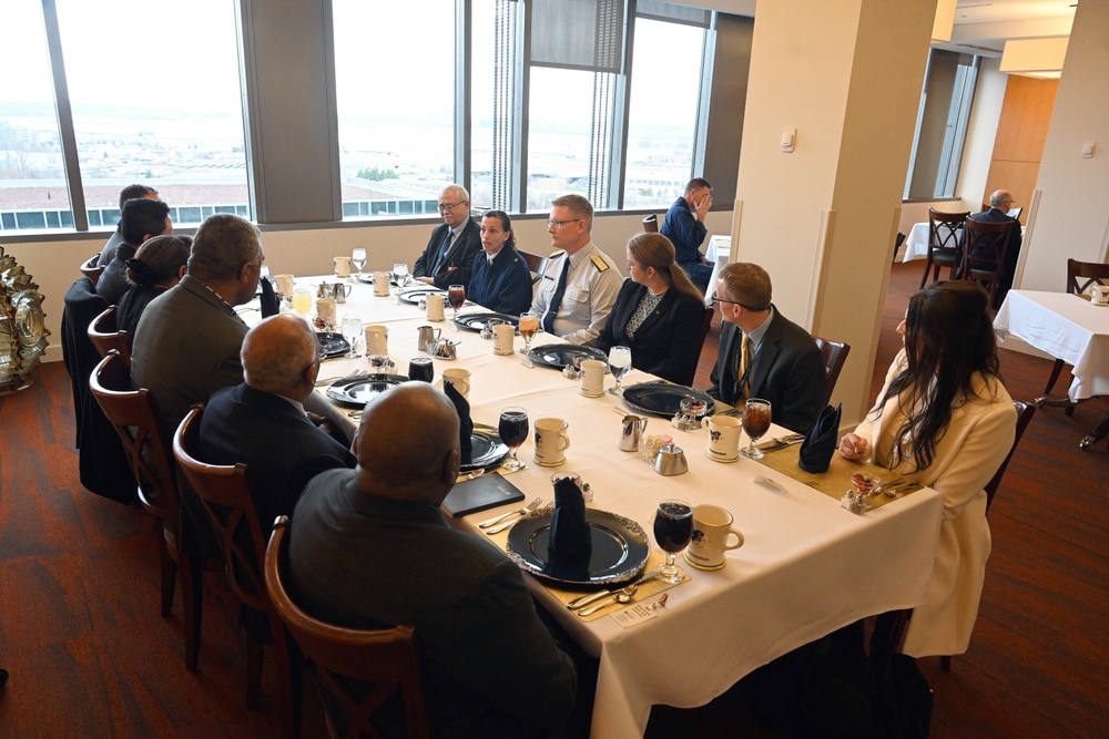 Delegation from the Pacific Islands visits Coast Guard Headquarters