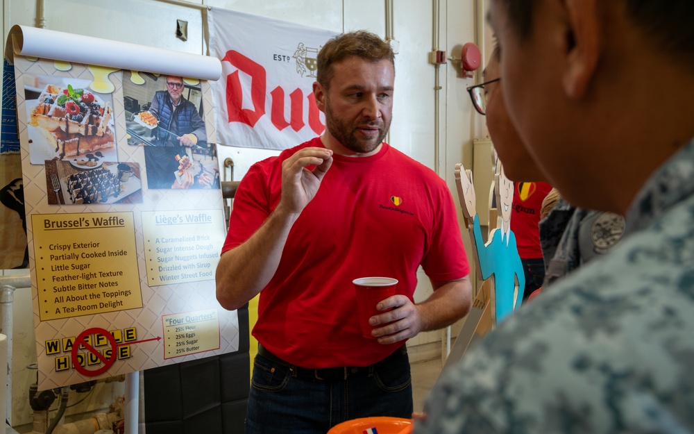 Luke Hosts International Festival