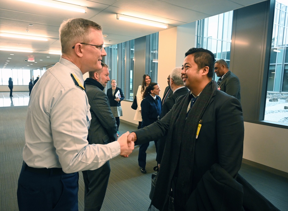 Delegation from the Pacific Islands visits Coast Guard Headquarters