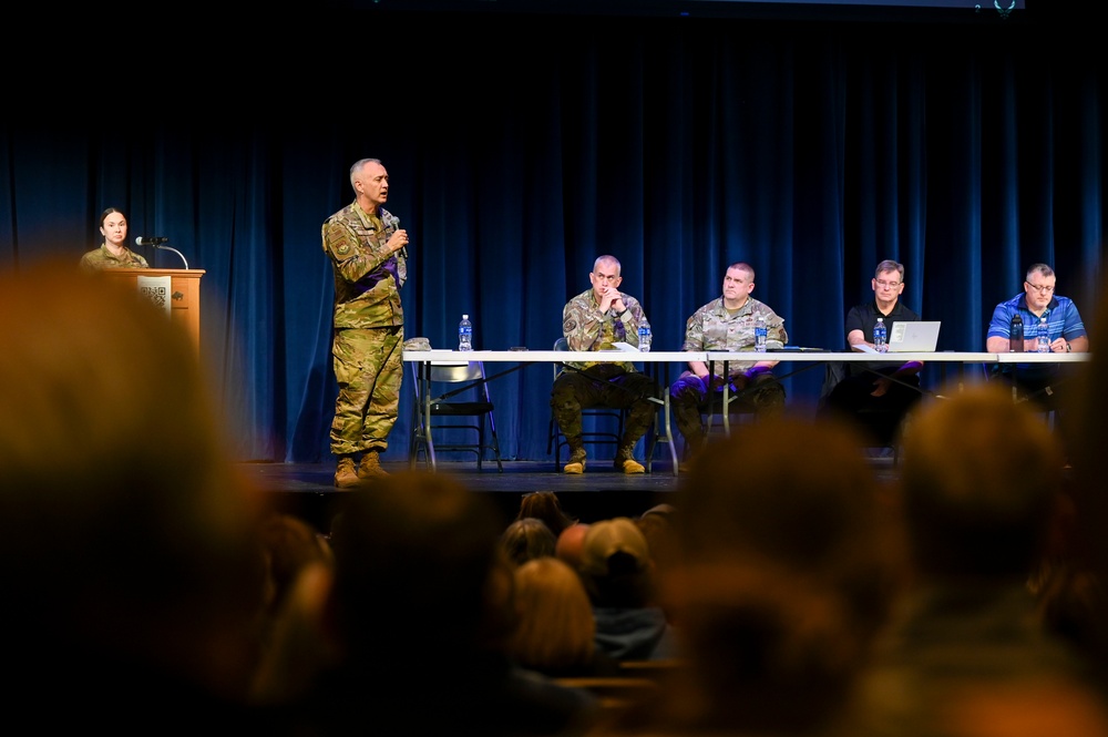 AFGSC hosts town halls in Lewistown and Great Falls
