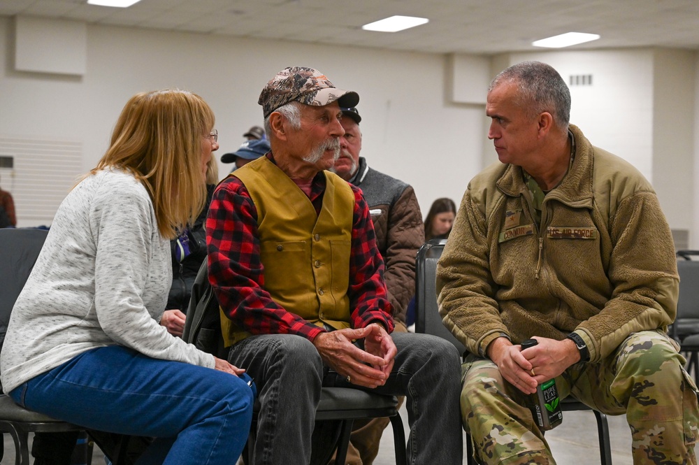AFGSC hosts town halls in Lewistown and Great Falls