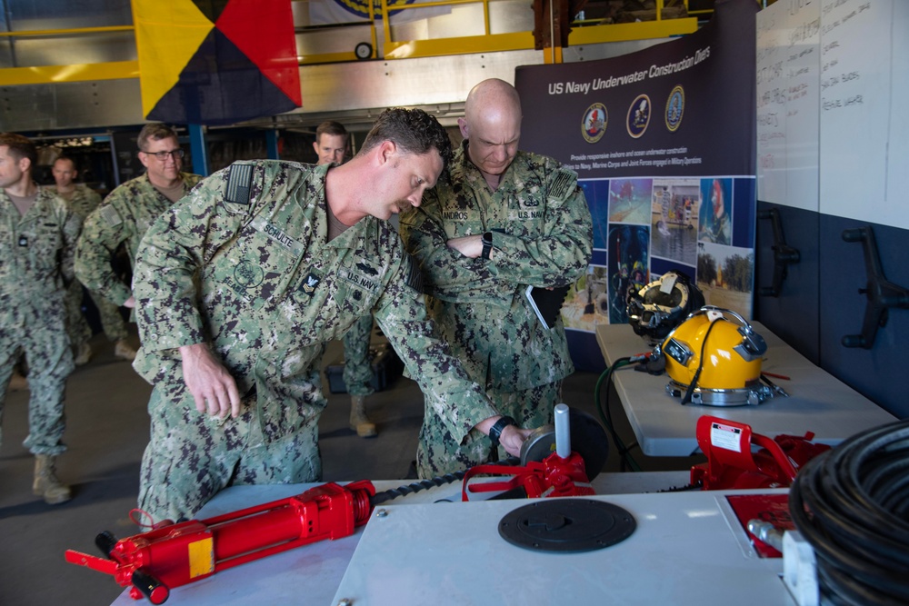 Rear Adm. Andros visits NCG 1