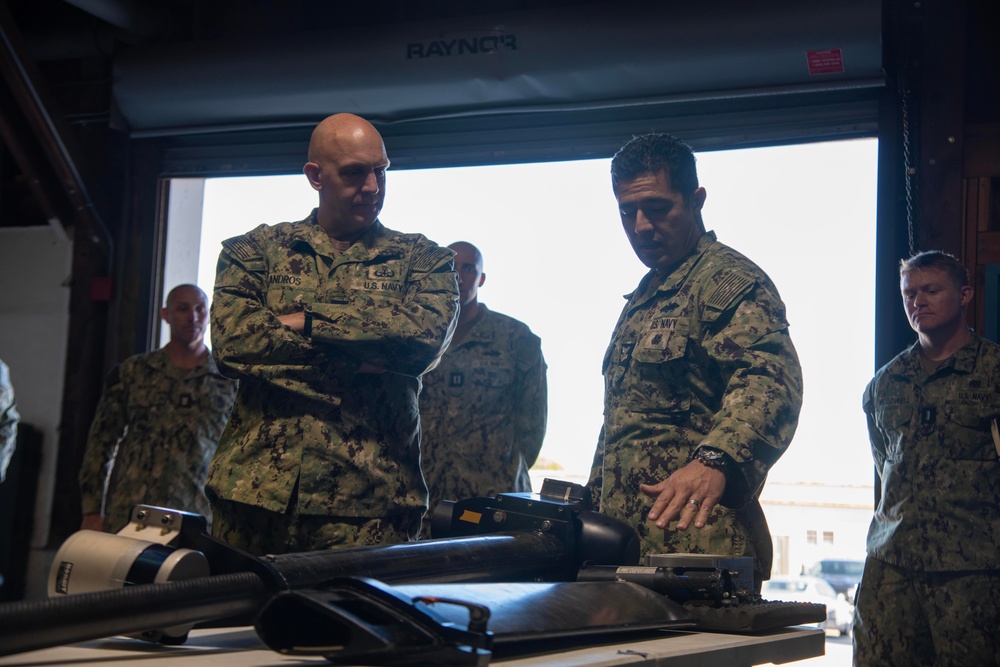 Rear Adm. Andros visits NCG 1