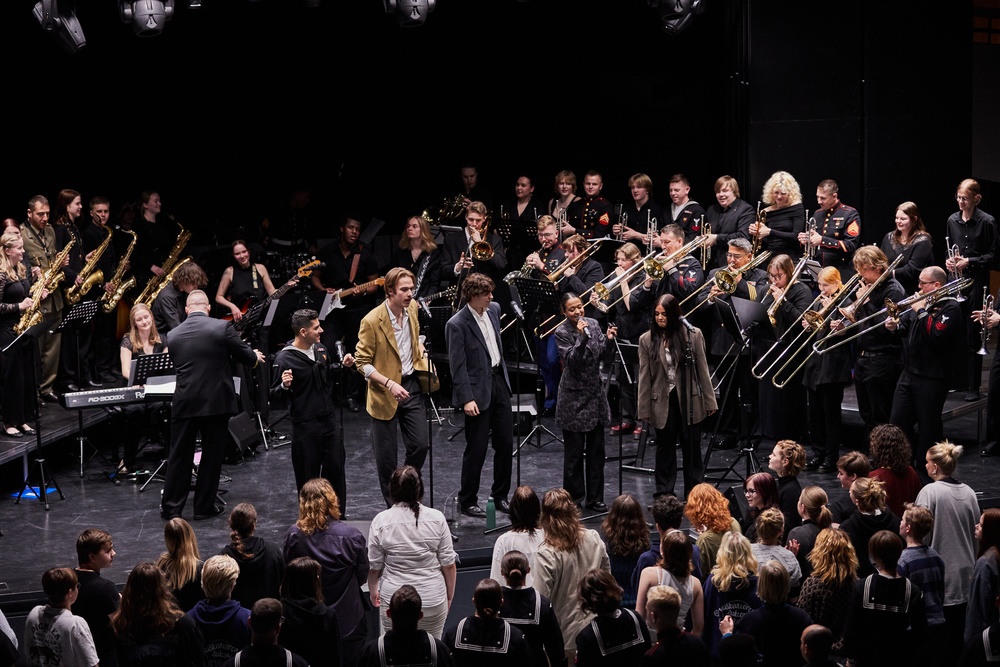 Naval Band Concert with Vaskivuori High School Big Band