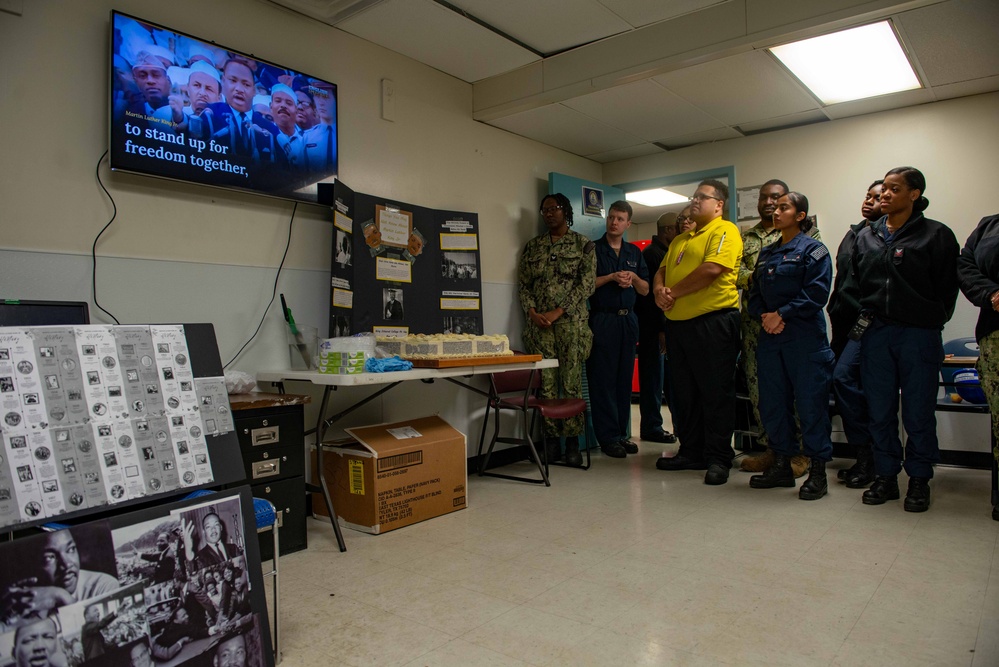 USS John C. Stennis Sailors celebrate Martin Luther King Jr. Day