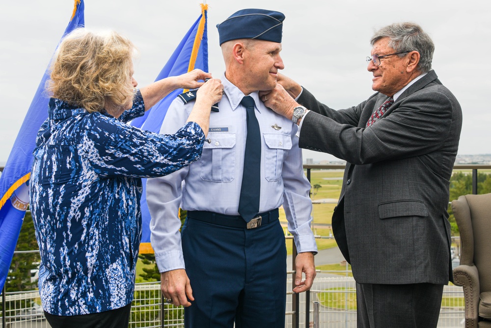 Brig. Gen. Evans promotion ceremony