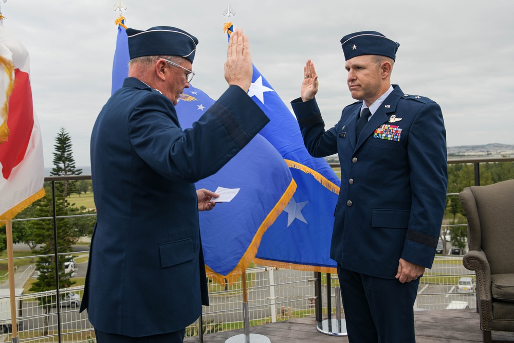 Brig. Gen. Evans promotion ceremony