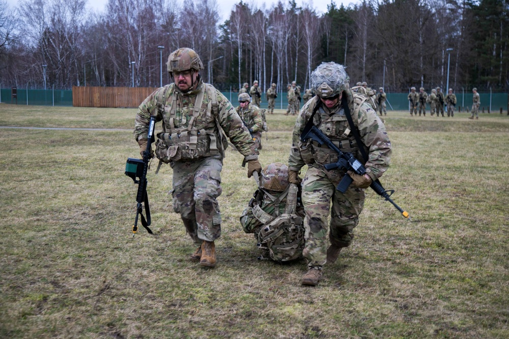 7th Army NCOA: React to Indirect Fire While Dismounted