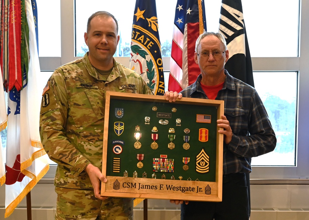 DVIDS - Images - Retired Command Sgt. Maj. James Westgate Jr. Awarded ...