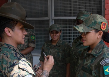U.S. and Brazilian Marines meet to discuss integration of Brazilian male and female recruits