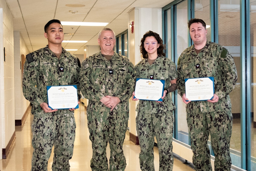 Corpsmen Farewelled from Cherry Point Clinic