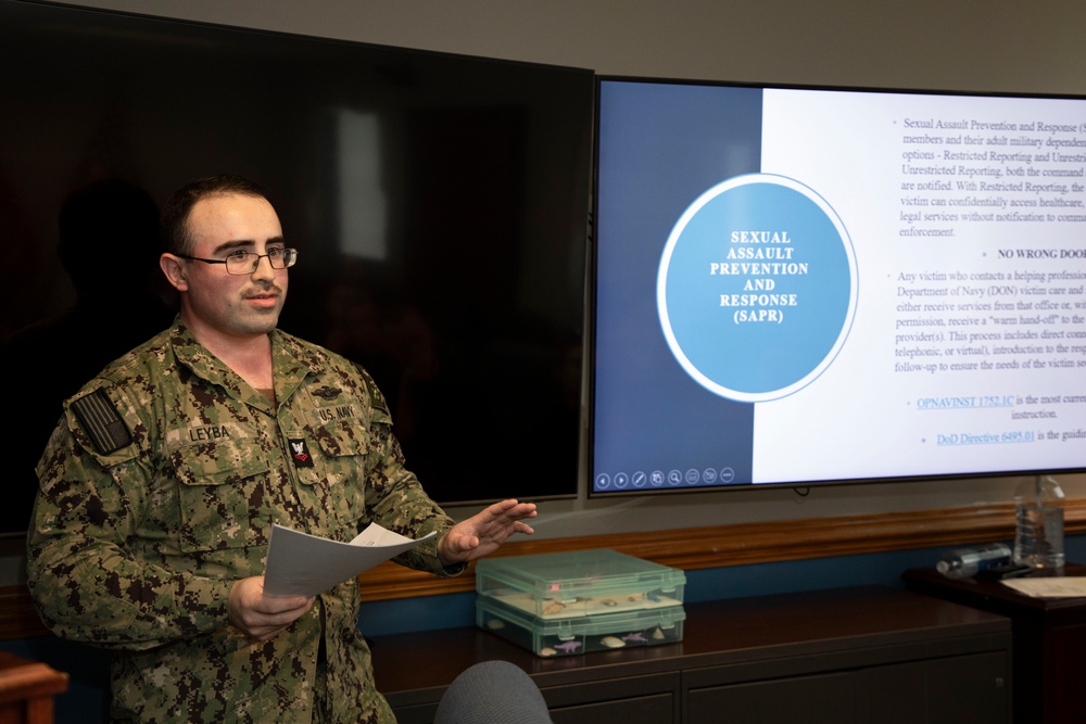 Sailors host stress management training for mental wellness
