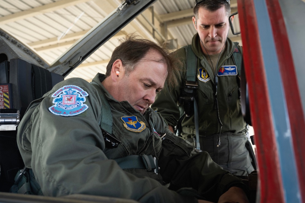 Fiesta Dignitaries T-38 Orientation Flight