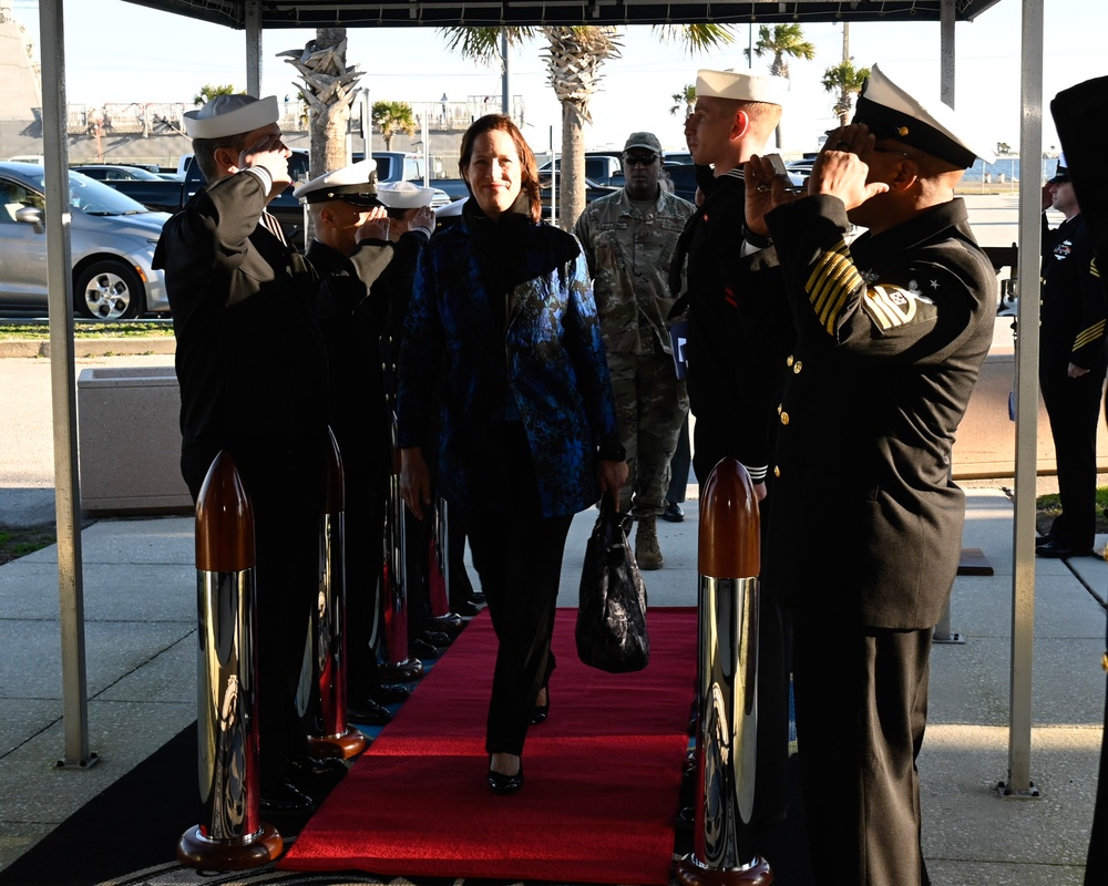 U.S. Ambassador to Uruguay Tours 4th Fleet and USS Thomas Hudner