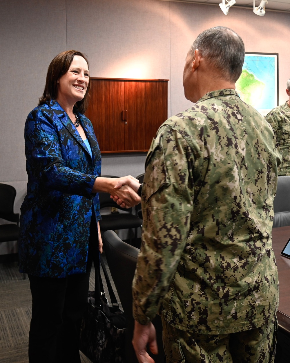 U.S. Ambassador to Uruguay Tours 4th Fleet and USS Thomas Hudner