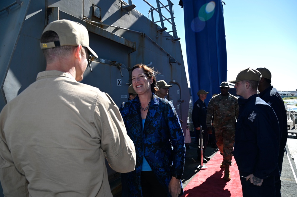 U.S. Ambassador to Uruguay Tours 4th Fleet and USS Thomas Hudner