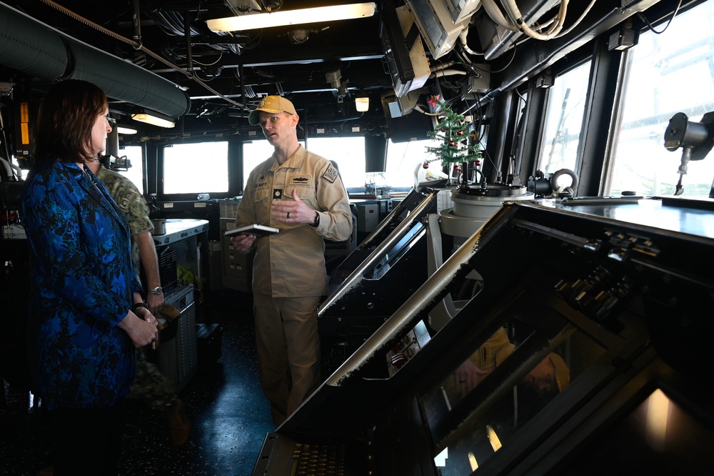 U.S. Ambassador to Uruguay Tours 4th Fleet and USS Thomas Hudner