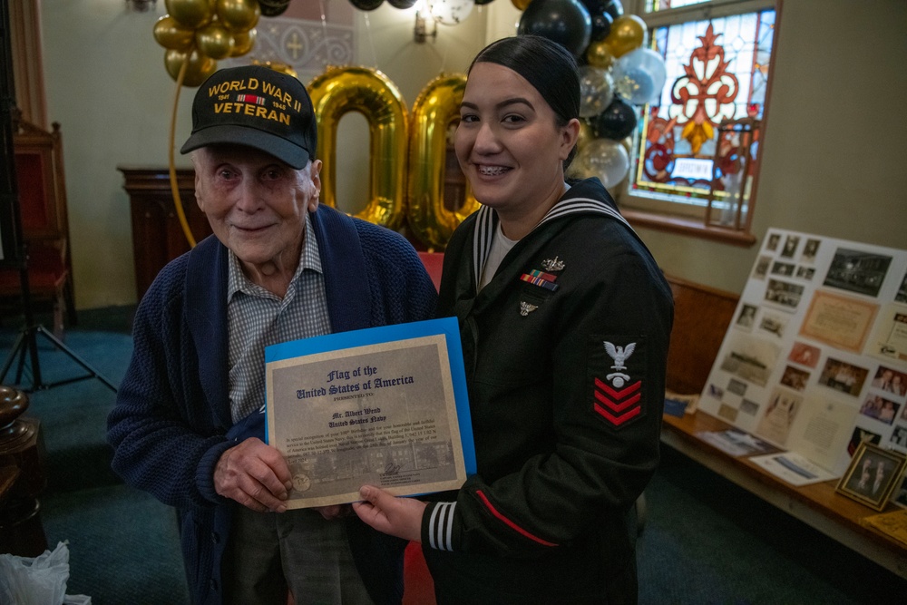 World War II Veteran Albert Wend's 100th Birthday